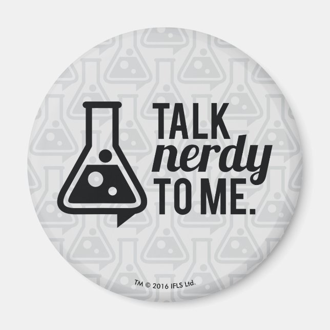 Talk Nerdy Magnet (Front)