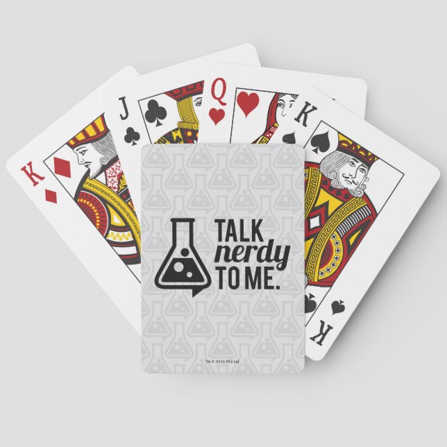 Talk Nerdy Playing Cards (Back)