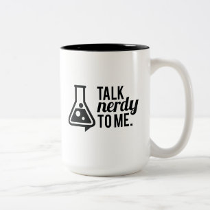 Talk Nerdy Two-Tone Coffee Mug