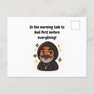 Talk to God First” Inspirational Card