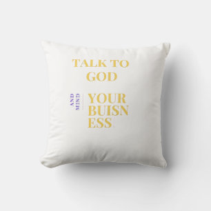 talk to God pillow