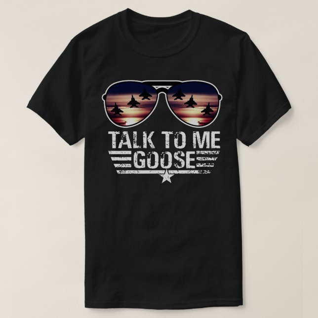 Talk to me Goose Tapestry T-Shirt (Design Front)