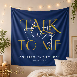 Talk To Me Thirty Anniversaire Trente Ans Tenture