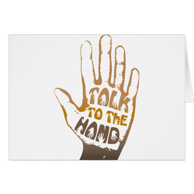 Talk To The Hand (Front Horizontal)