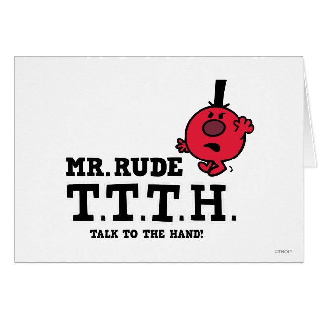 Talk To The Hand (Front Horizontal)