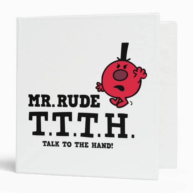 Talk To The Hand Binder (Front/Inside)