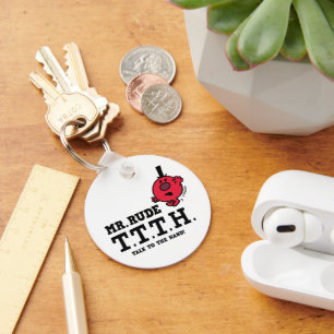 Talk To The Hand Keychain
