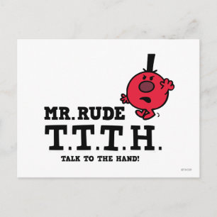 Talk To The Hand Postcard