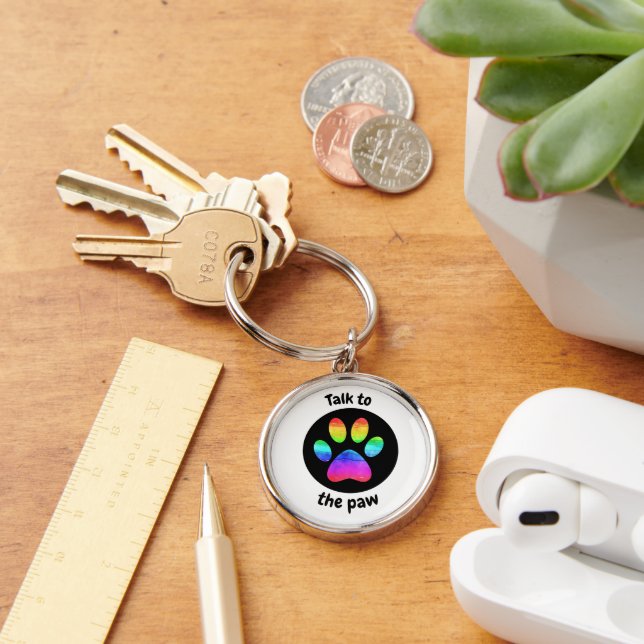 Talk to the paw keychain (Desk)
