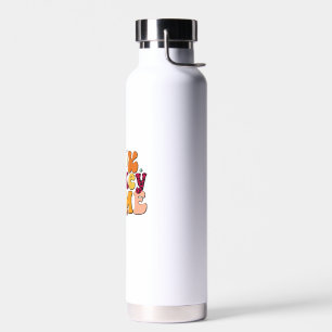 Talk Turkey To Me Leg Day Funny Thanksgiving  Water Bottle