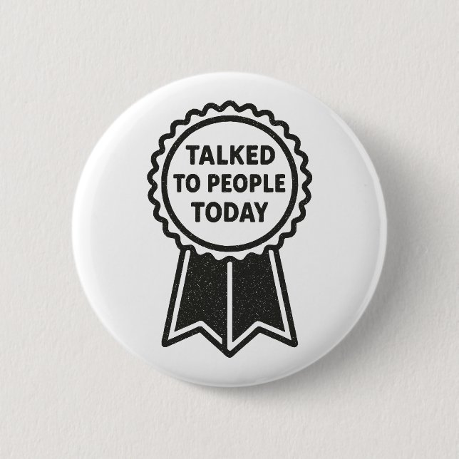 Talked Award 2 Inch Round Button (Front)