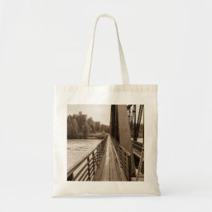 Talkeetna Railroad Bridge Walkway Tote Bag