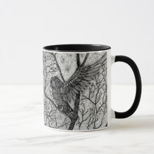 Talkin' Trash Dragon and Owl Coffee Mug