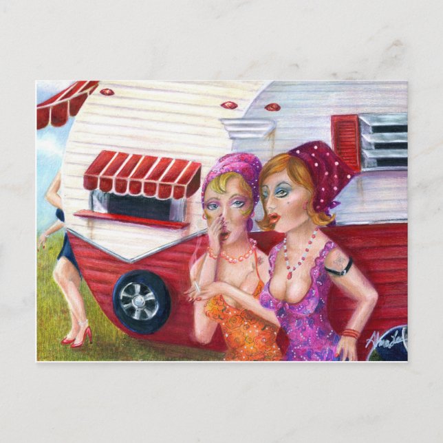 Talkin' Trash, Post Card by Alma Lee (Front)