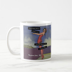 Talking About Me Behind My Back Vintage Funny Coffee Mug