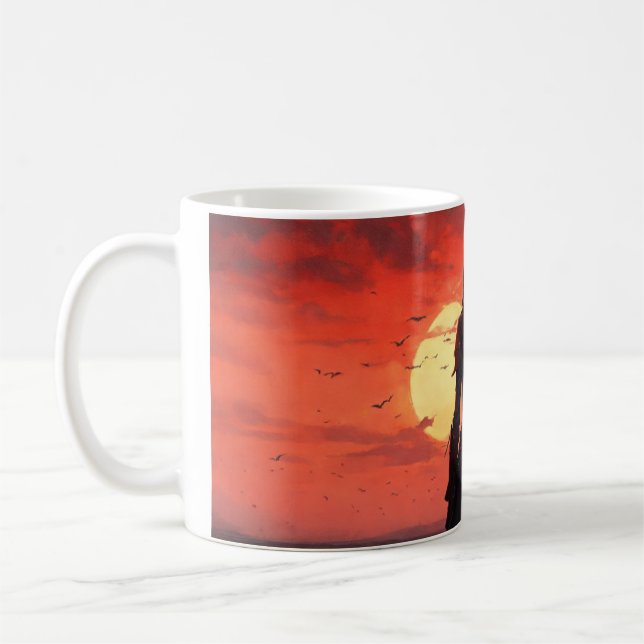 talking about shadows in a visual, symbolic coffee mug (Left)