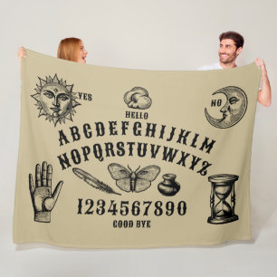 Talking Board Spirit Communication Fleece Blanket