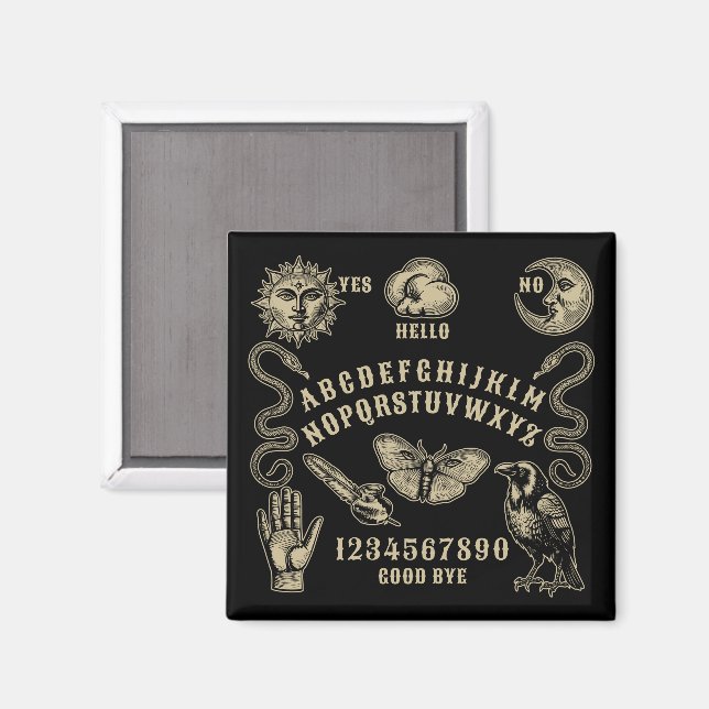Talking Board Spirit Communication Magnet (Front/Back)