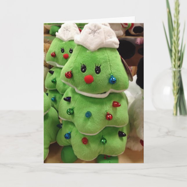 TALKING CHRISTMAS TREE TO MY TWIN AT CHRISTMAS HOLIDAY CARD (Front)