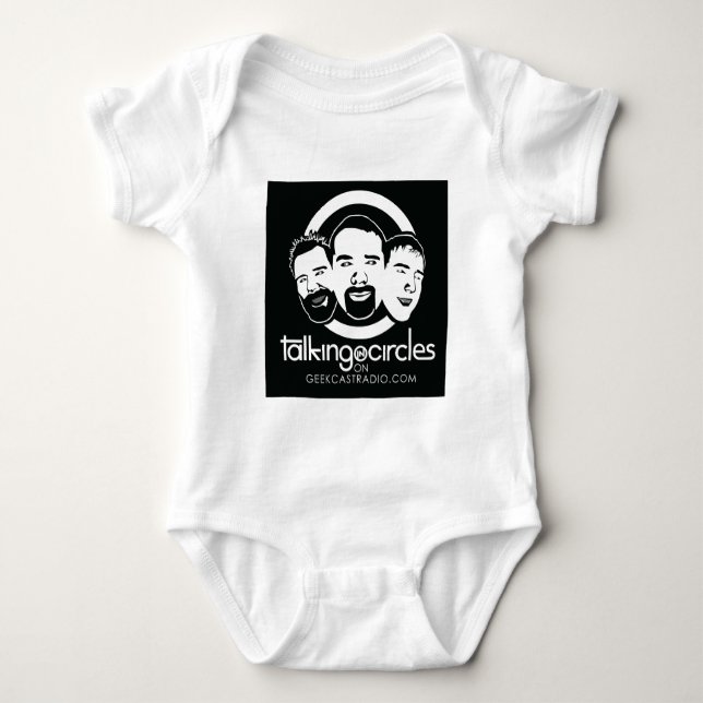 Talking in Circles Baby Bodysuit (Front)