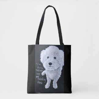 Talking Less Gucci Tote Bag