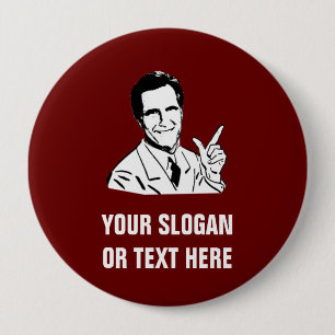 Talking Mitt Romney 4 Inch Round Button