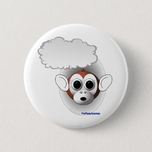 Talking Monkey 2 Inch Round Button