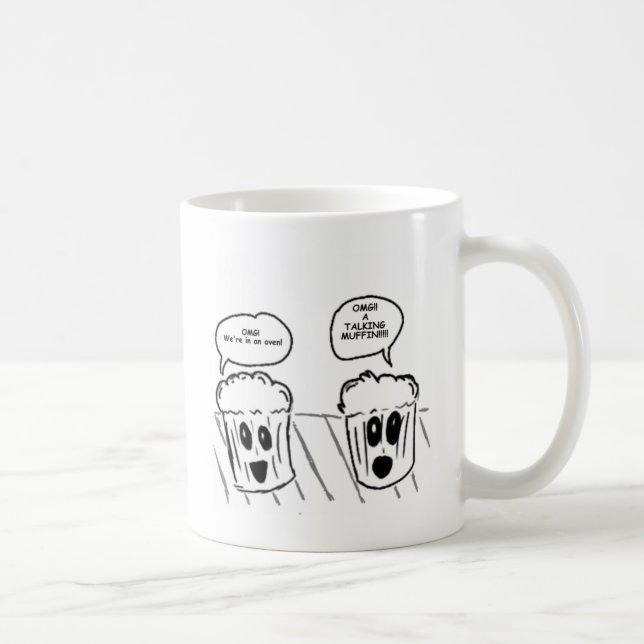 Talking Muffin Coffee Mug (Right)