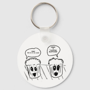 Talking Muffin Keychain