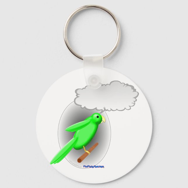 Talking Parrot Keychain (Front)