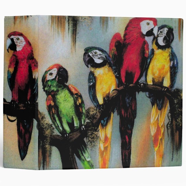 Talking Parrots ~ Binder (Front/Spine)
