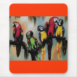 Talking Parrots ~ Mousepad
