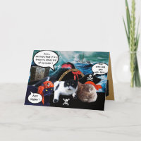 TALKING PIRATE CATS ,ANTIQUE PIRATES TREASURE MAPS