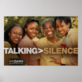 Talking > Silence Generations Poster