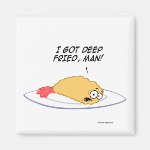 Talking Tenpura Square Magnets