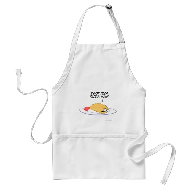 Talking Tenpura White Aprons (Front)