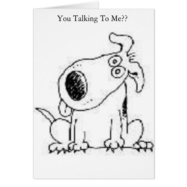 Talking To Me? (Front)