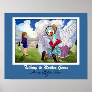 Talking to Mother Goose Print - Customized