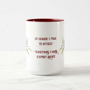 Talking to Myself Combo Mug