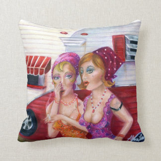 Talking Trash Pillow