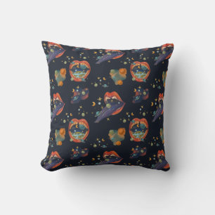 Talking Universe Throw Pillow