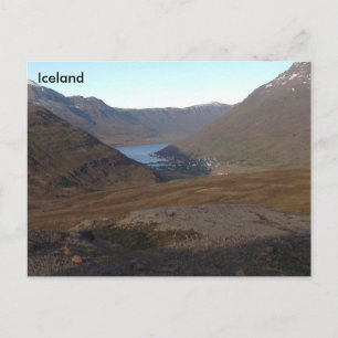 Tálknafjörður, Westfjords, Iceland Postcard