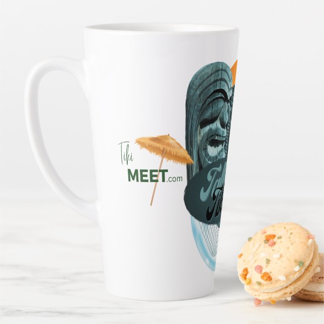 TalkTiki - Tall Latte Mug (En situation)