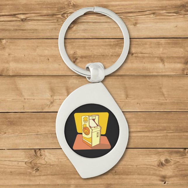 Tall arcade game console keychain (Creator Uploaded)