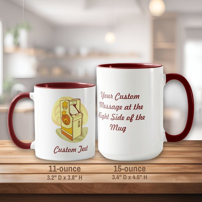 Tall arcade game console mug (Creator Uploaded)