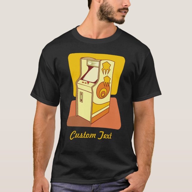 Tall arcade game console T-Shirt (Front)