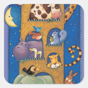 Tall Ark Square Sticker