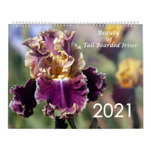 Tall Bearded Irises Calendar for 2021