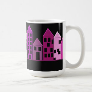 Tall Colourful Buildings Coffee Mug
