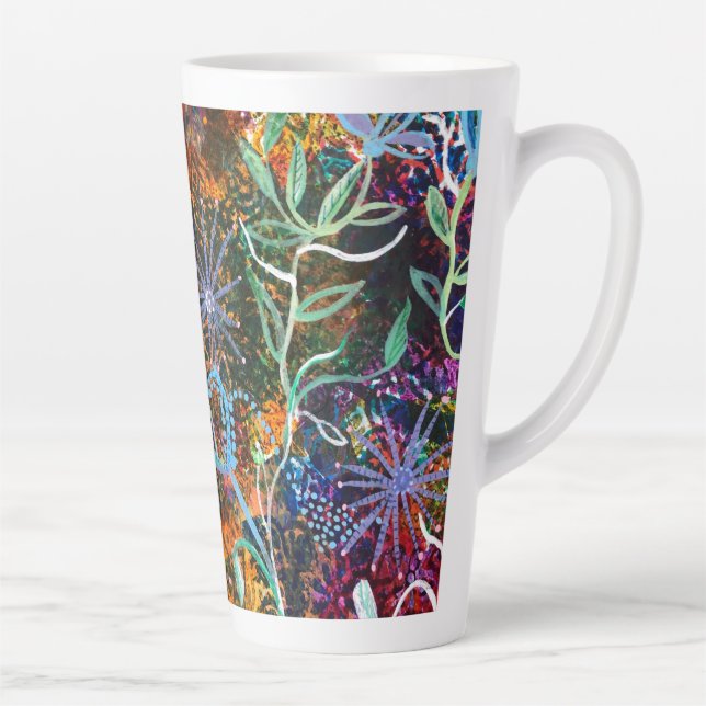 Tall, colourful mug! latte mug (Right)
